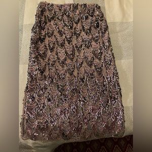 Sequence midi skirt